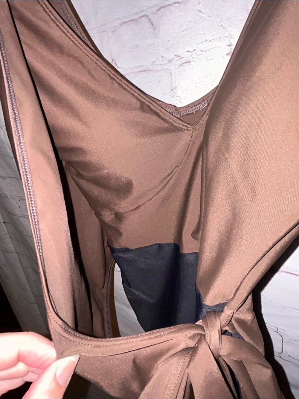 Summersalt The Perfect Wrap One Piece Swimsuit size 6LT - Picture 4 of 8